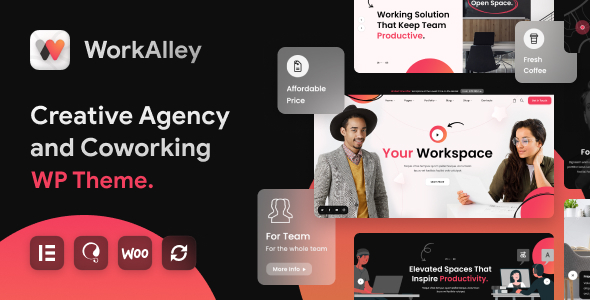 WorkAlley - Creative Agency & Coworking WordPress Theme