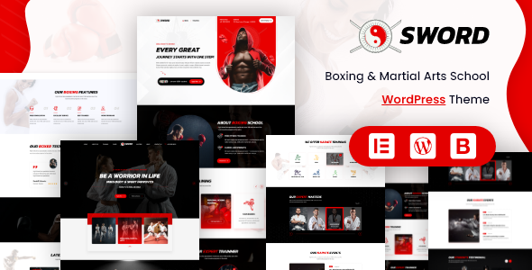 Sword – Martial Arts Boxing WordPress Theme