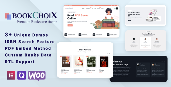 BookChoix – Elementor WooCommerce WordPress Theme