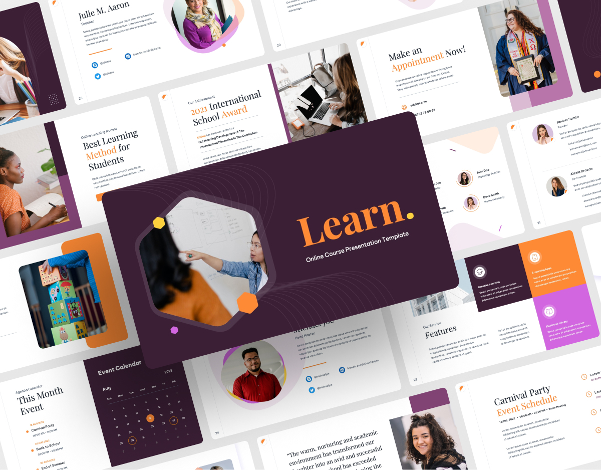 Learn - Education PowerPoint Presentation, Presentation Templates ...