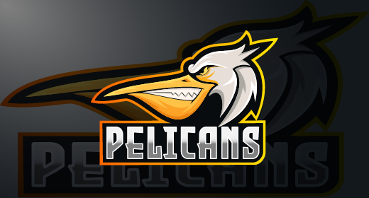 Pelicans mascot logo