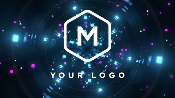 Sci-fi Tunnel Logo Reveal