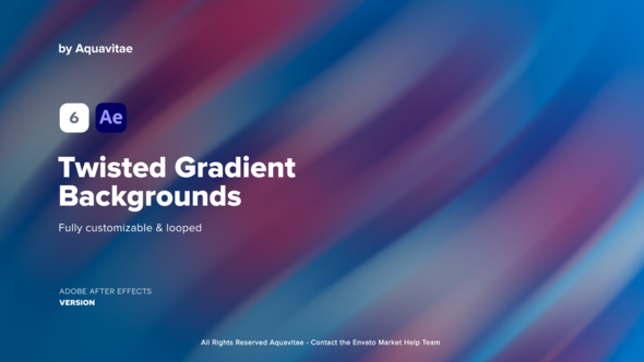 Twisted Gradient Backgrounds Elements template preview