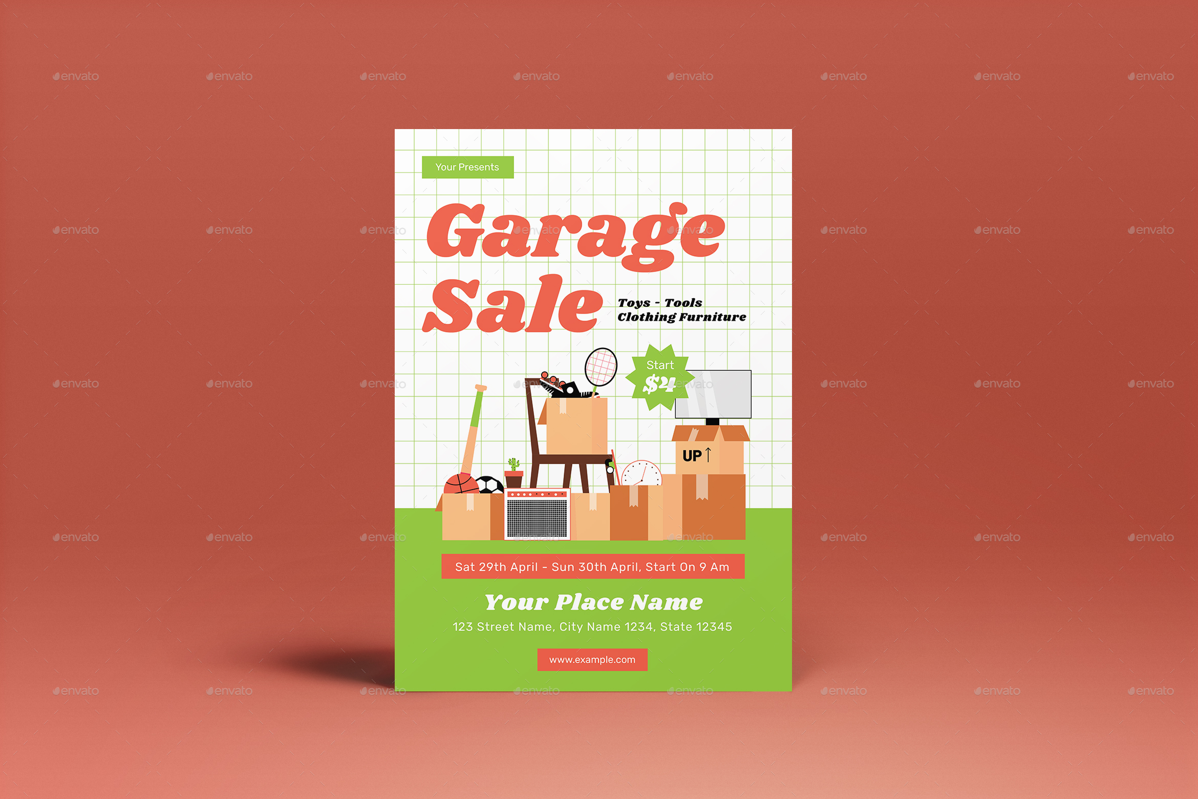 Garage Sale Flyer, Print Templates | GraphicRiver