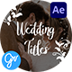 40 Flourish Wedding Titles | After Effects - VideoHive Item for Sale