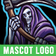 Grim Reaper Mascot Logo Design