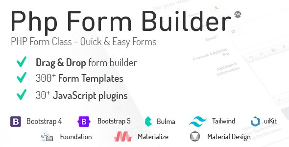 PHP Form Builder migli | CodeCanyon