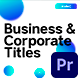 Business and Corporate Titles - VideoHive Item for Sale