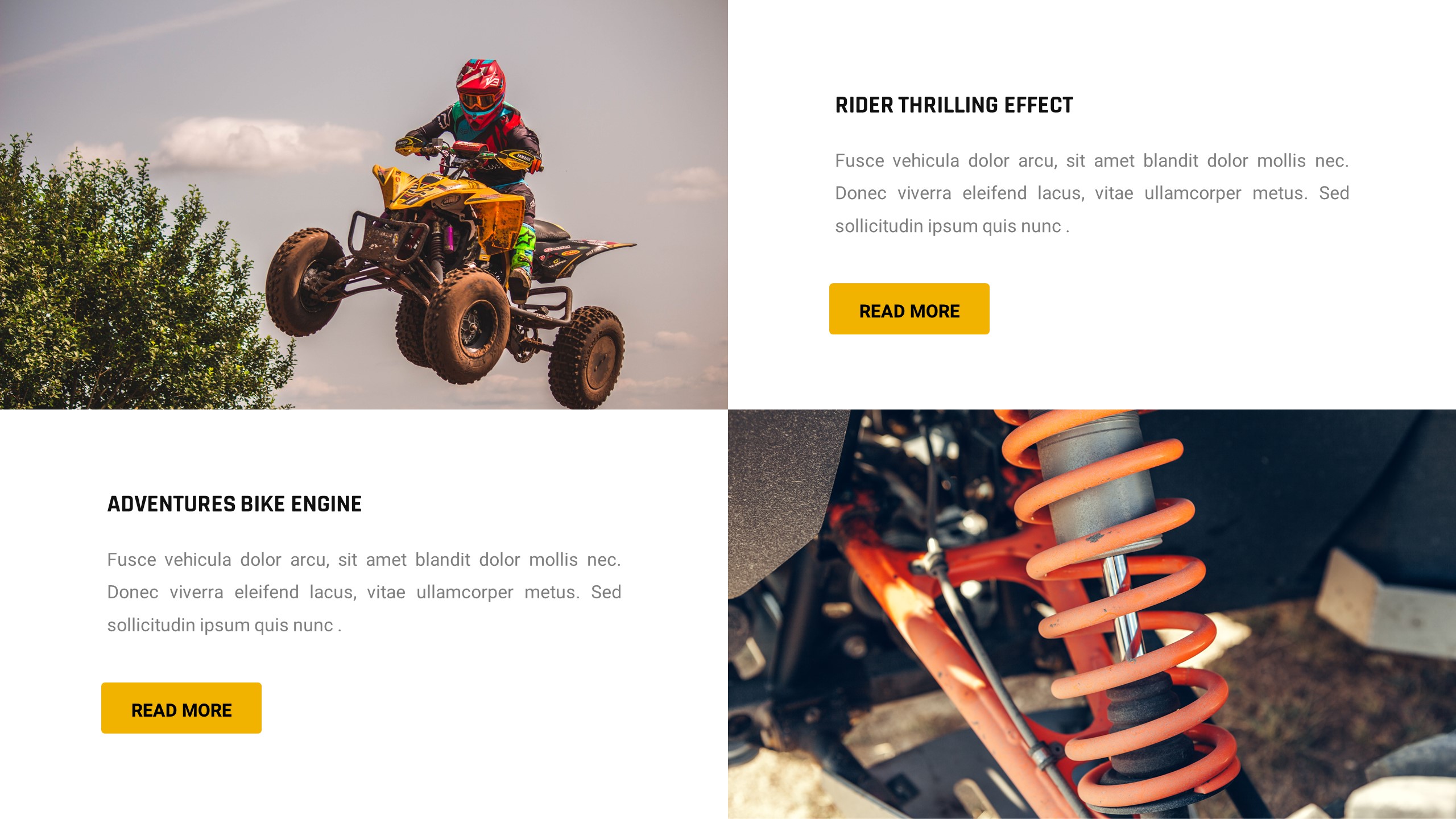 MotoPast - ATV Riding Club Keynote Template, Presentation Templates