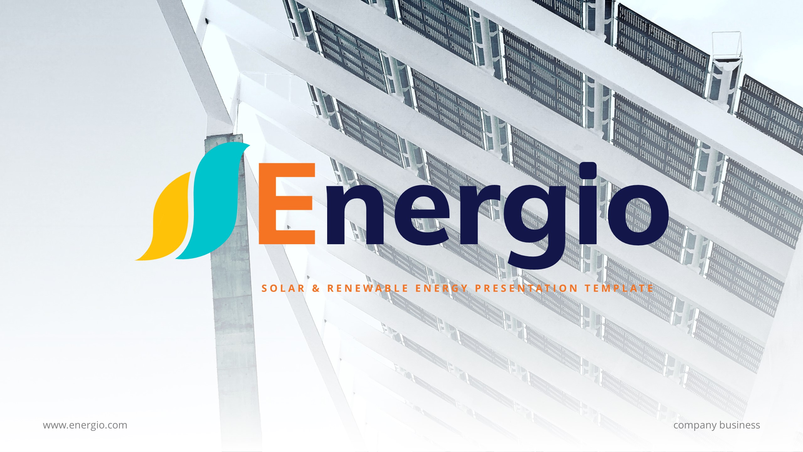Energio - Solar & Renewable Energy Keynote Template, Presentation Templates
