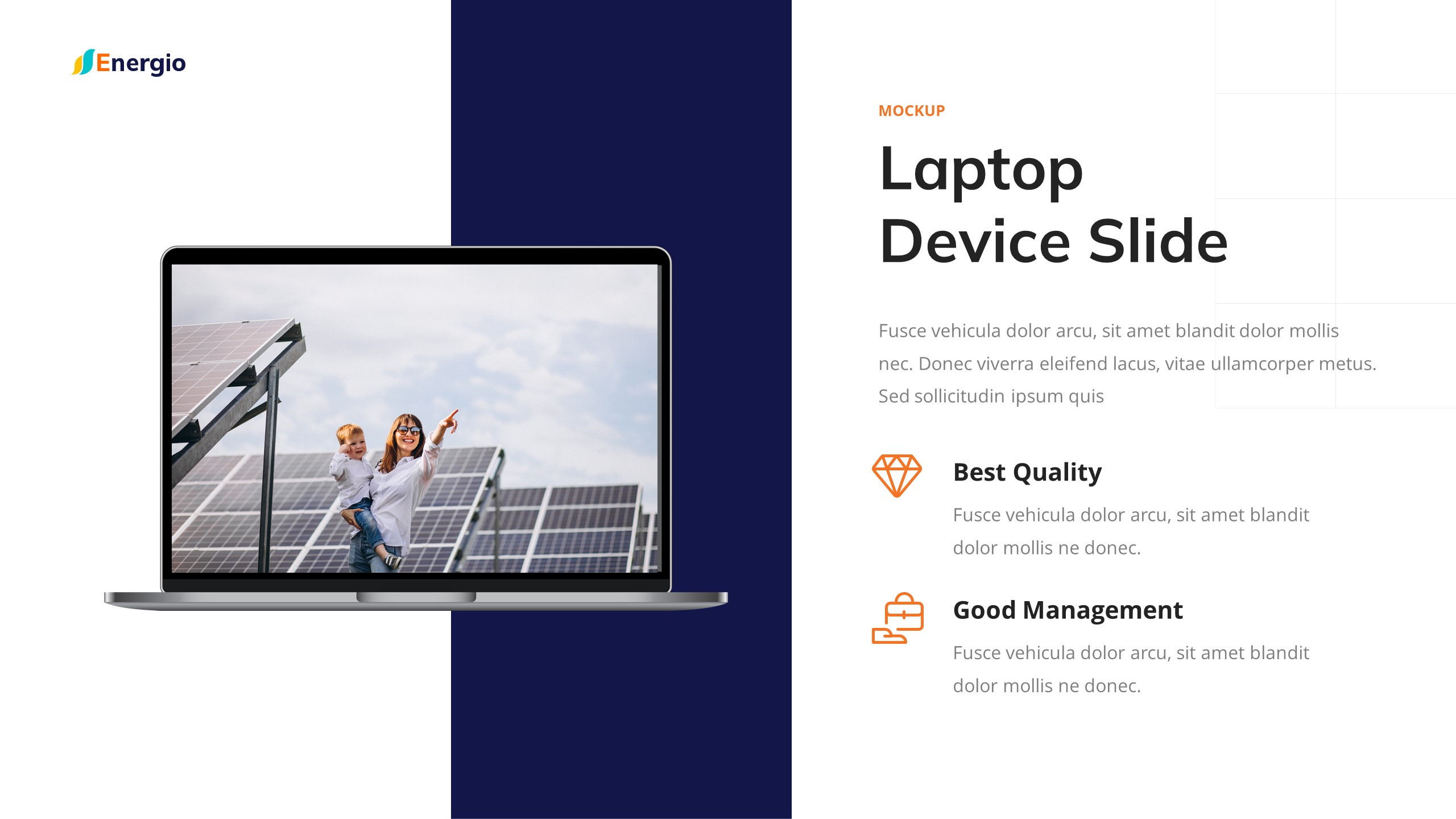 Energio - Solar & Renewable Energy Keynote Template, Presentation Templates
