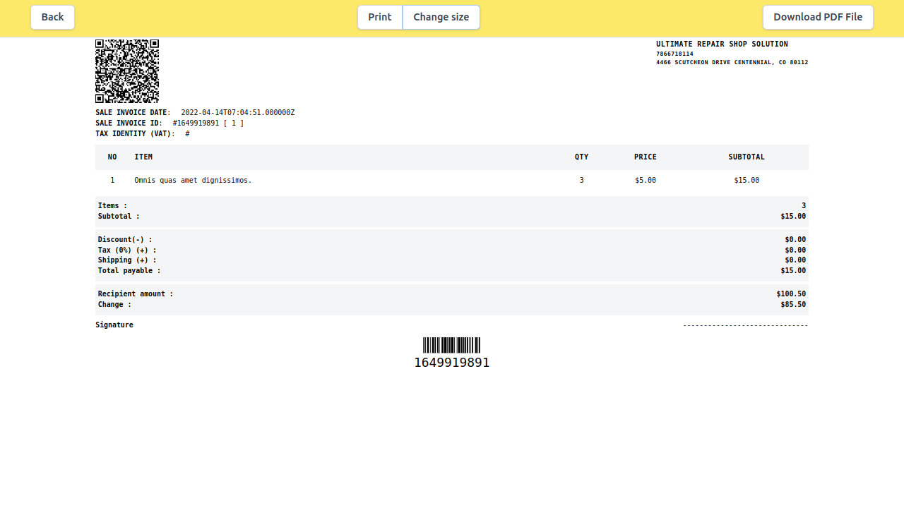 Ultimate repair shop solution with point of sale by RoseFinch CodeCanyon
