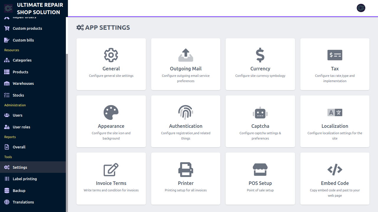 Ultimate repair shop solution with point of sale by RoseFinch CodeCanyon