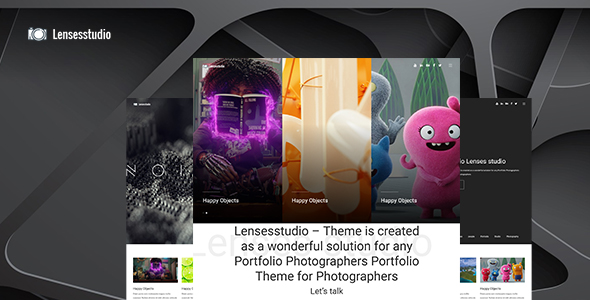 Lensesstudio – Script Portfolio Photographers System with Website