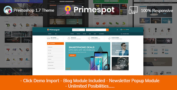 Primespot Mega Food -  Wine Tool Prestashop Theme