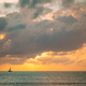 Amazing beautiful sunset on an exotic caribbean beach - PhotoDune Item for Sale