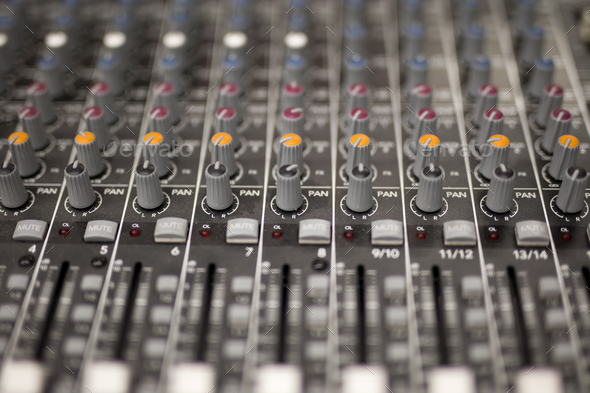 Mixing console - Stock Photo - Images