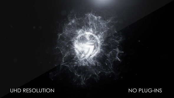 Particle Explosion Intro Logo Stings template preview