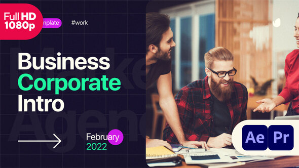 Business Corporate Intro || Business Slideshow || Premier Pro
