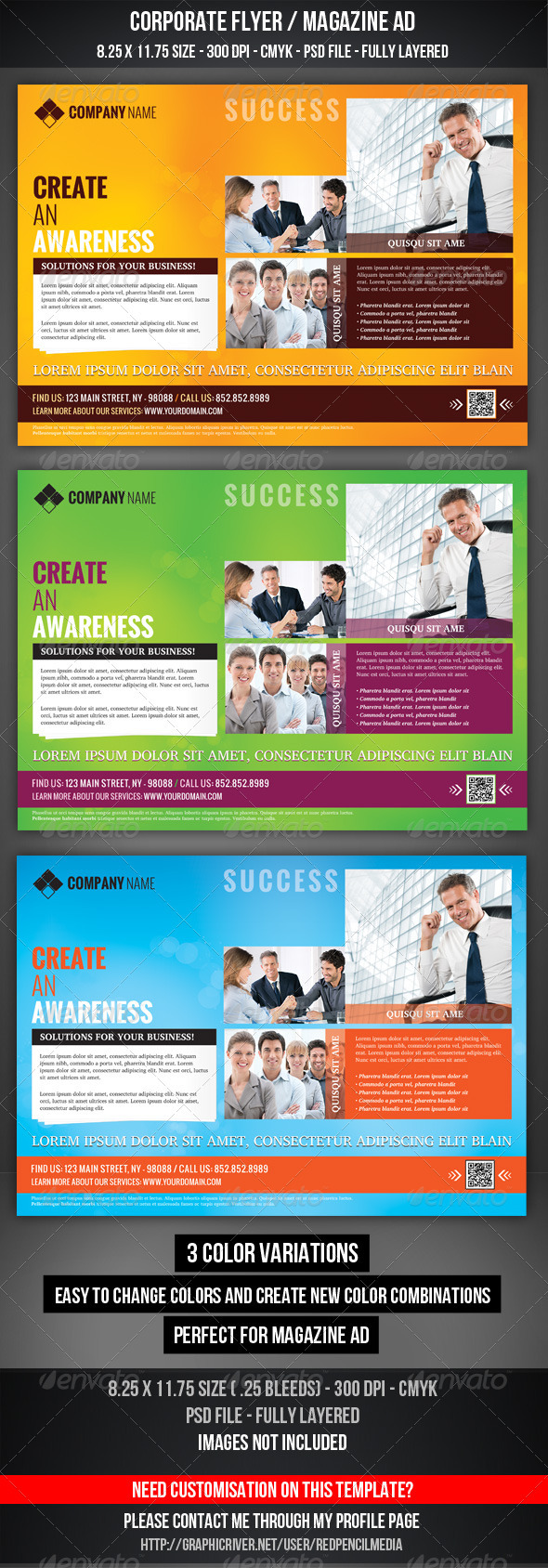 Corporate Flyer / Magazine AD - Corporate Flyers