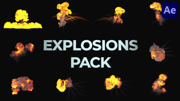 Realistic Explosions Pack for After Effects
