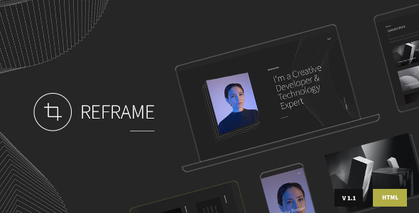 Beautiful Reframe - Personal One Page Portfolio HTML Template