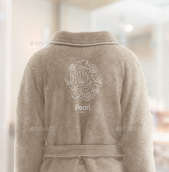 Hotel Bathrobe Mockup, Graphics GraphicRiver