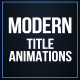 Modern Title Animations for FCPX