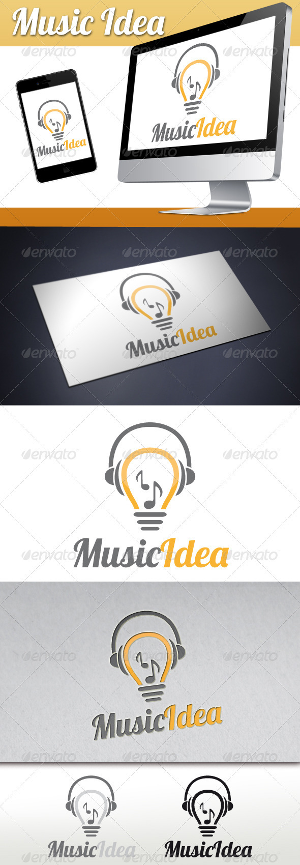 Music Idea Logo - Objects Logo Templates
