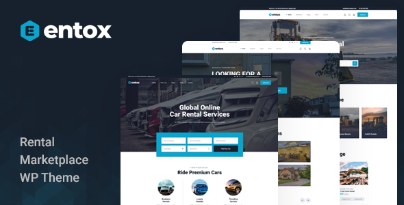 Entox – Rental Marketplace WordPress Theme
