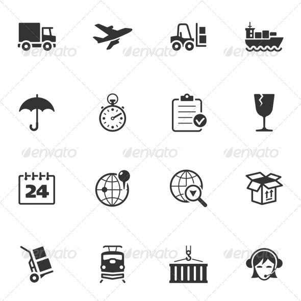 Logistics Icons - Web Icons