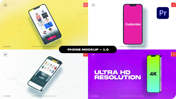 Phone Mockup - Package 01 - For Premiere Pro