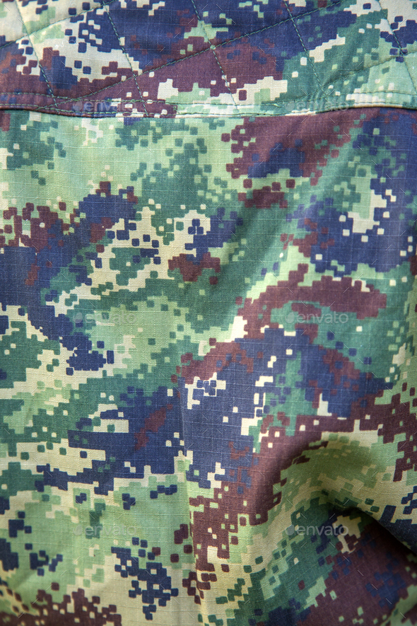 Military camouflage uniform - Stock Photo - Images