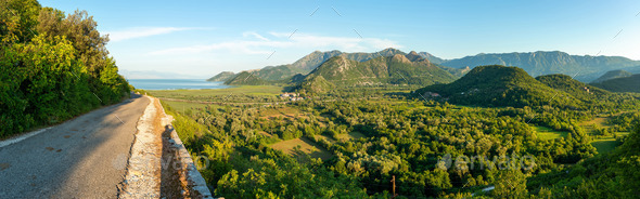 Panorama mountains in Montenegro - Stock Photo - Images