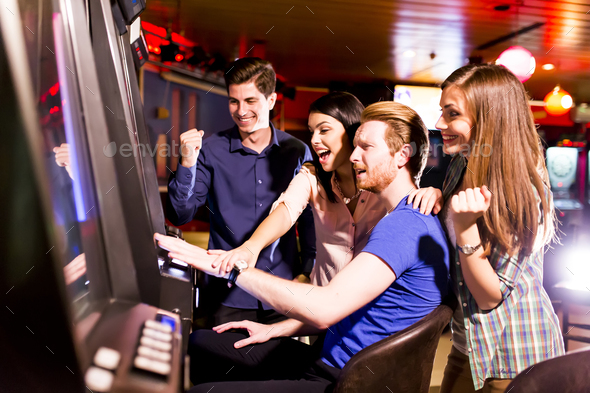 People in casino - Stock Photo - Images
