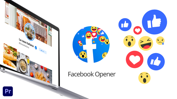 Facebook Opener | For Premiere Pro