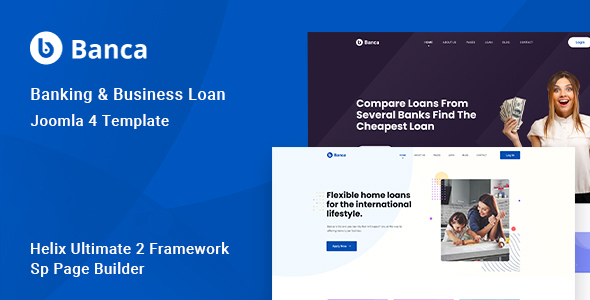 Banca – Banking & Business Loan Joomla 4 Website Template