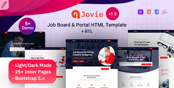 Special Jovie - Job Board & Hiring Portal HTML Template