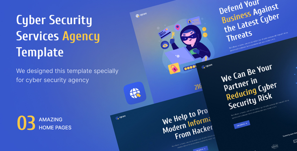 Cycure - Cyber Security Figma Template