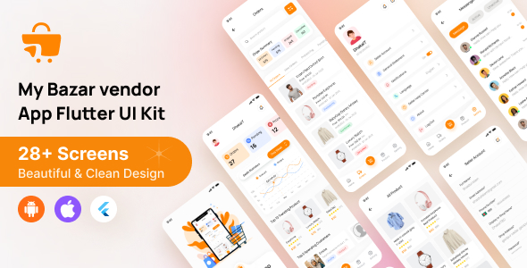 My Bazar Flutter Seller App UI Kit ( Android & iOS )