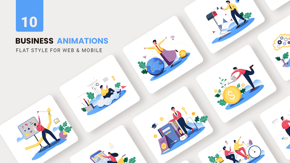 Business Animations - Flat Concept