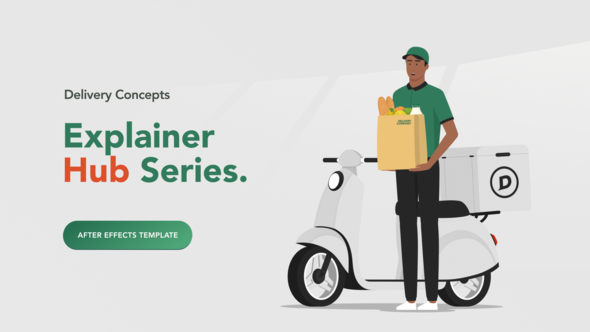 Explainer Hub - Delivery Concepts Product Promo template preview