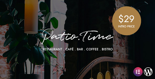 PatioTime – Restaurant WordPress Theme
