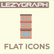 Skylines & Buildings Flat Design Icons Skylines & Buildings Flat Design Icons - VideoHive Item for Sale