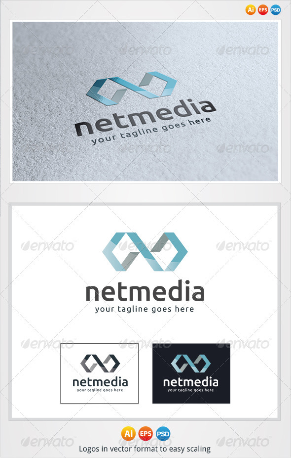 Net Media Logo - Symbols Logo Templates