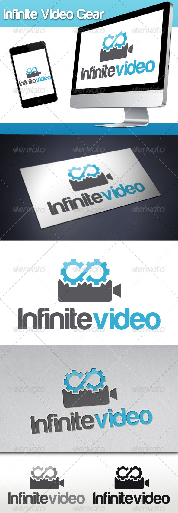 Infinite Video Gear Logo - Objects Logo Templates
