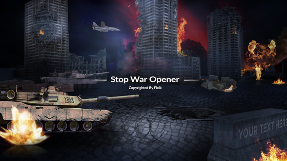 Stop War Opener | After Effects