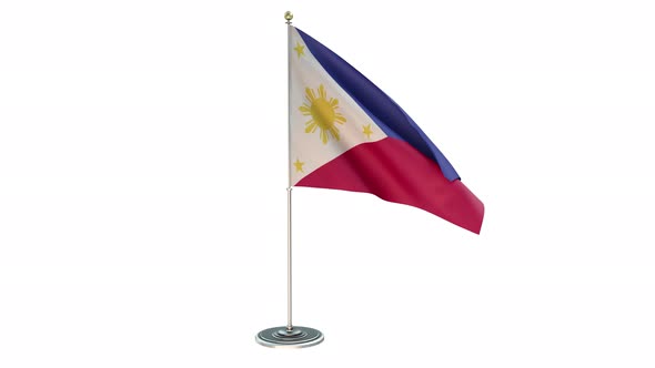 PhilippinesOffice Small Flag Pole  Include Alpha Channel