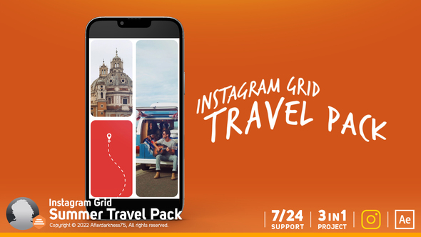 Instagram Travel Grid Pack