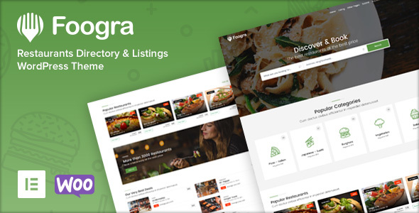 Foogra – Restaurants Directory & Listings WordPress Theme